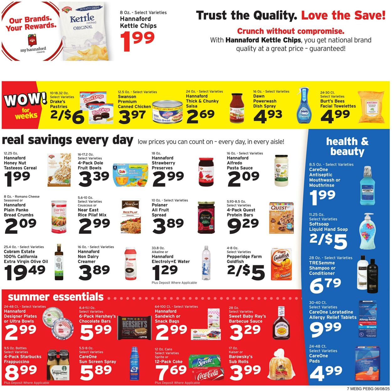 Weekly ad Hannaford 06/08/2025 - 06/14/2025