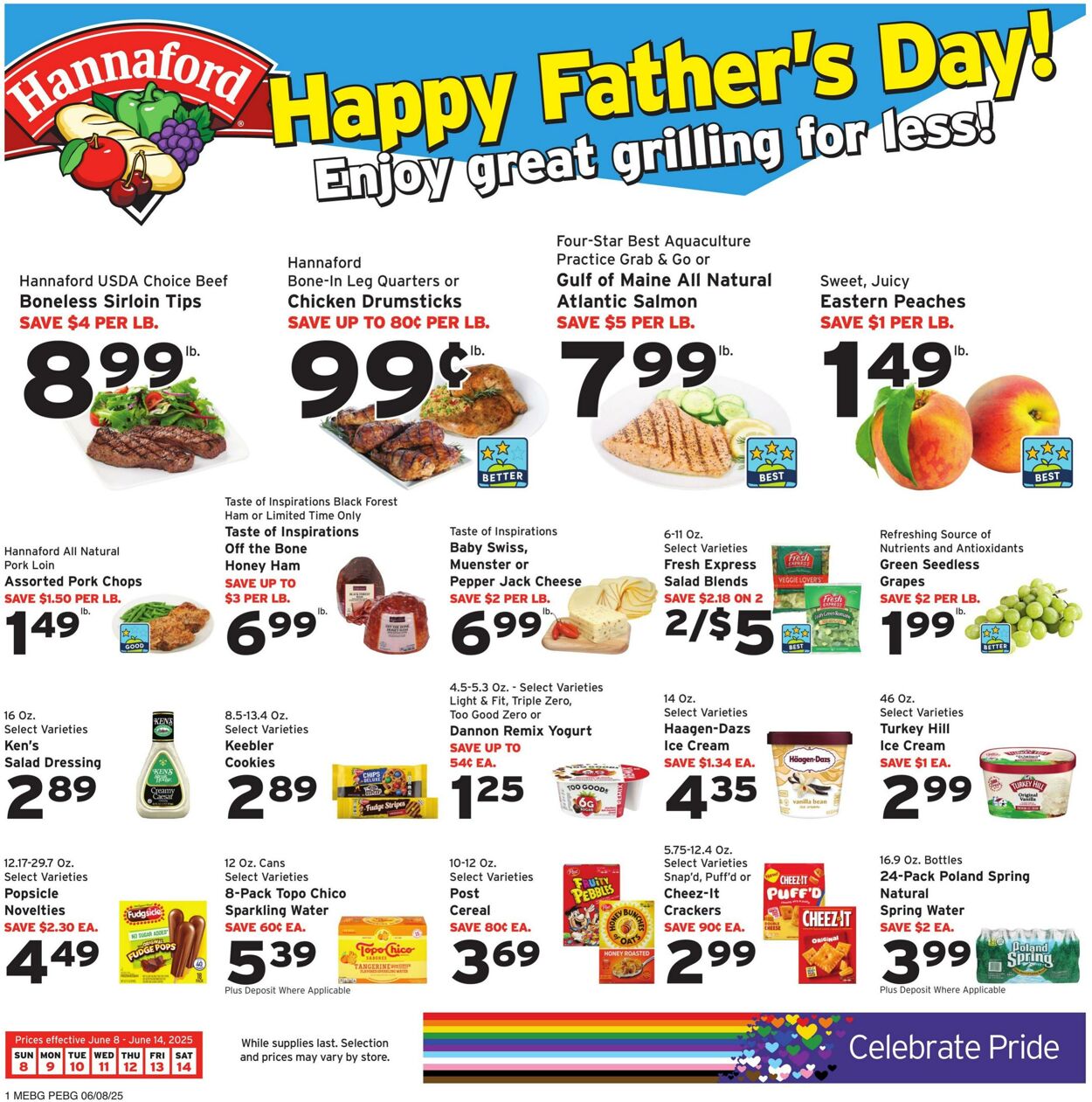 Weekly ad Hannaford 06/08/2025 - 06/14/2025