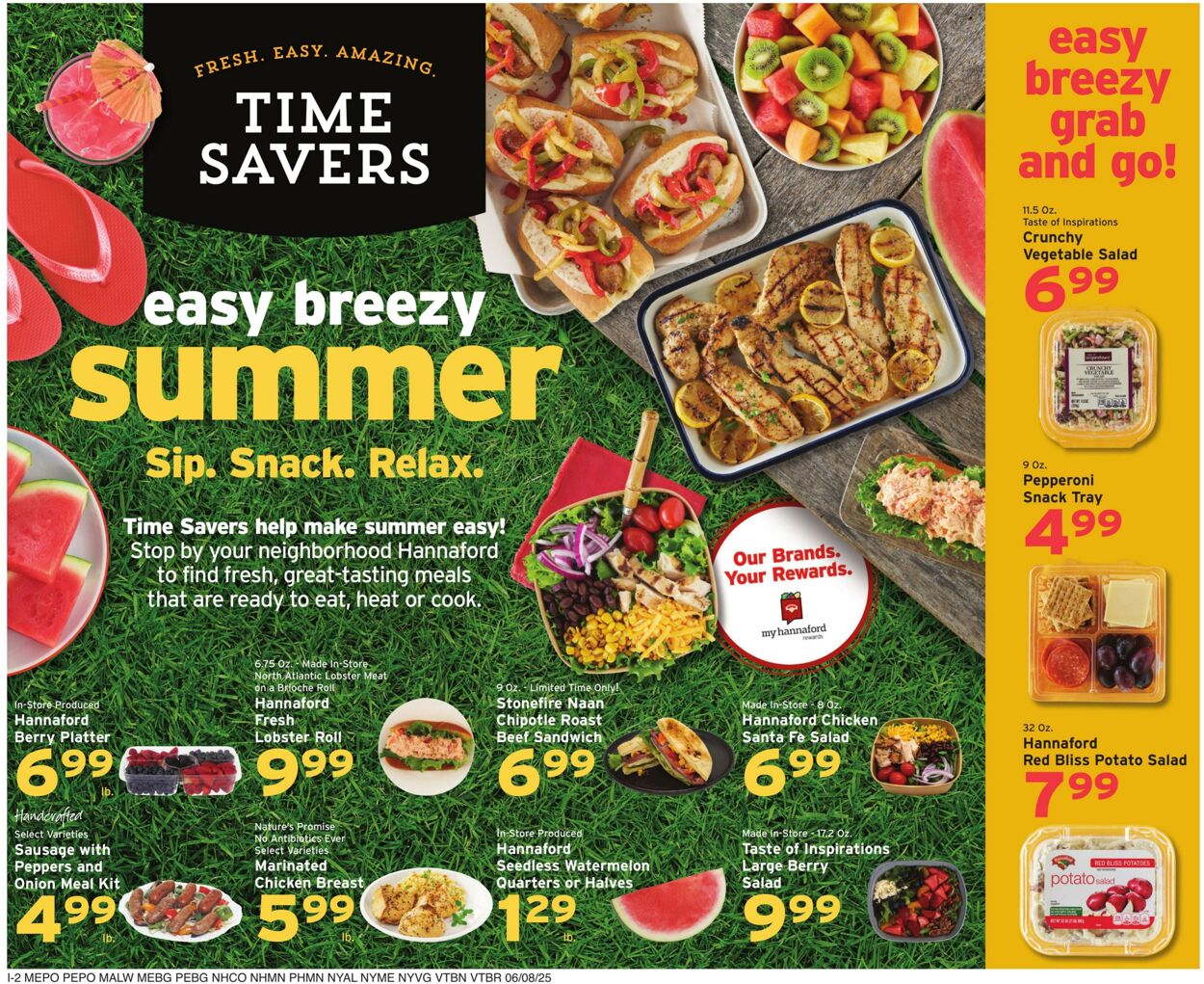 Weekly ad Hannaford 06/08/2025 - 06/14/2025