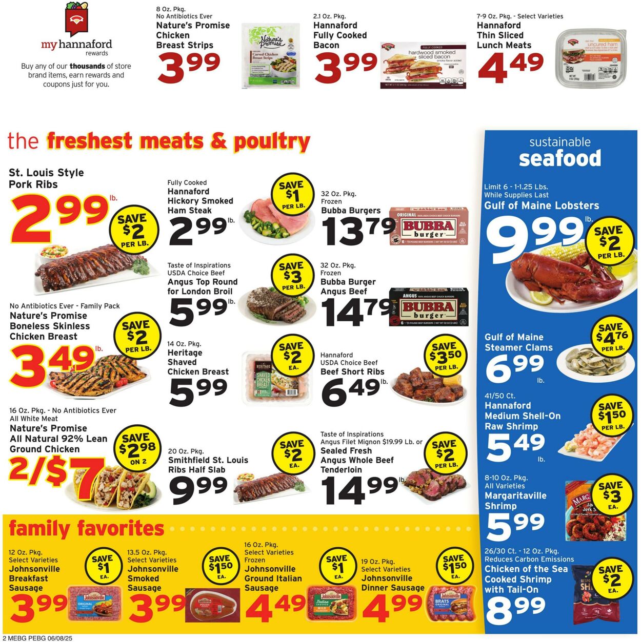 Weekly ad Hannaford 06/08/2025 - 06/14/2025