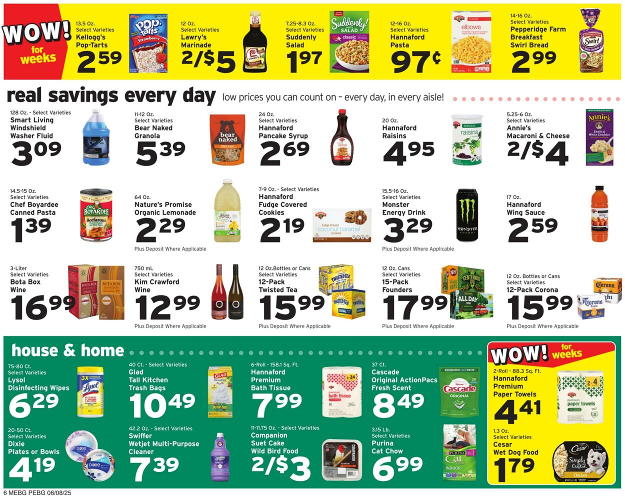 Weekly ad Hannaford 06/08/2025 - 06/14/2025