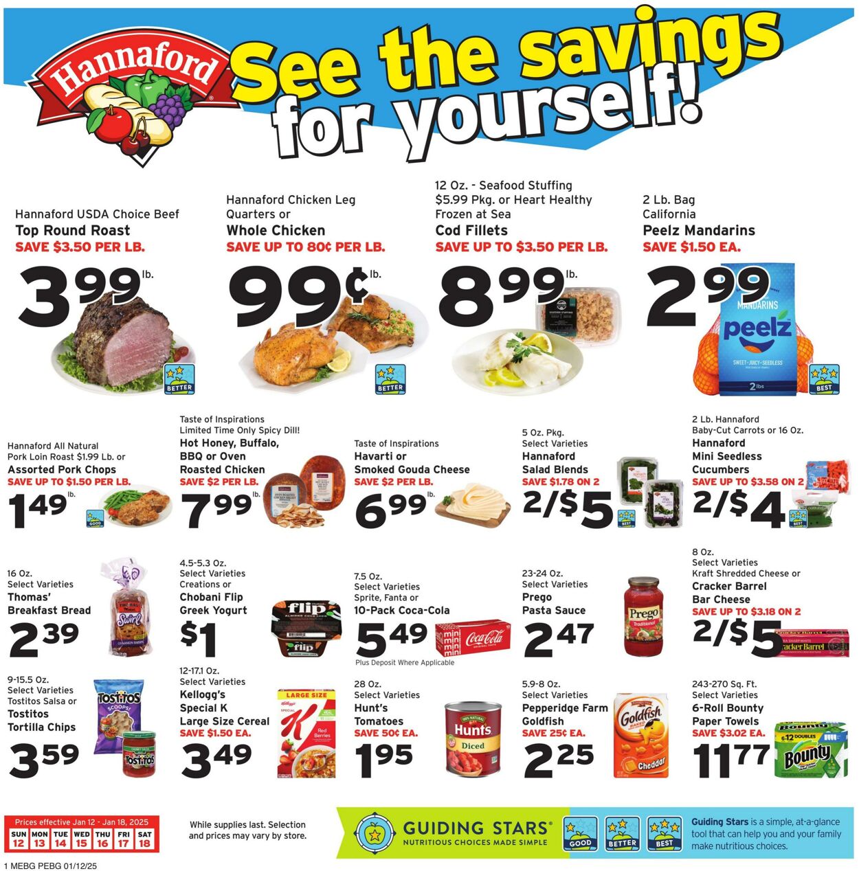 Weekly ad Hannaford 01/12/2025 - 01/18/2025