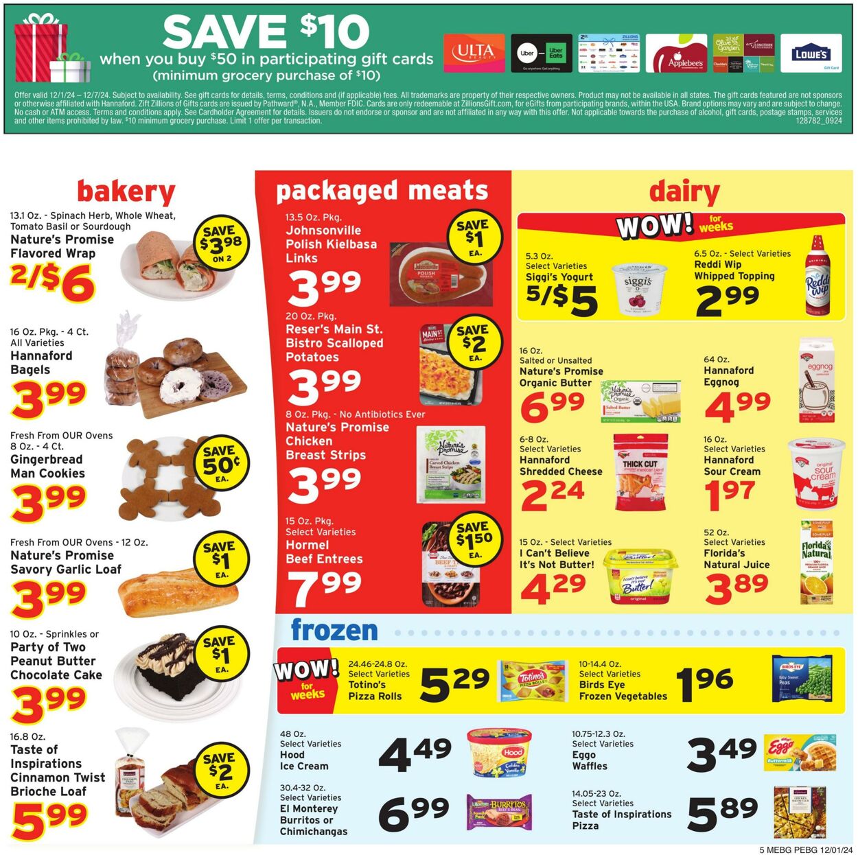 Weekly ad Hannaford 12/01/2024 - 12/07/2024