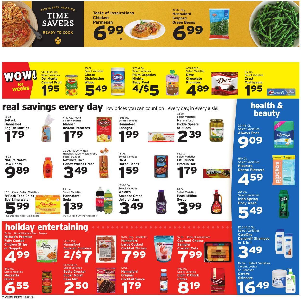 Weekly ad Hannaford 12/01/2024 - 12/07/2024