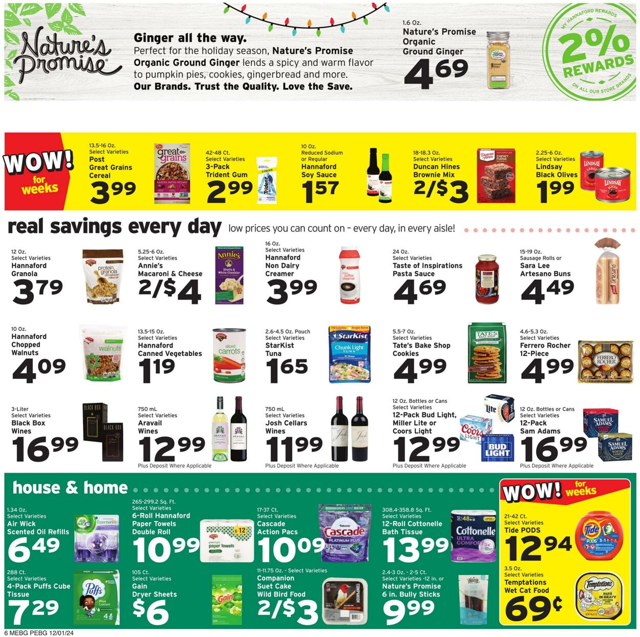 Weekly ad Hannaford 12/01/2024 - 12/07/2024