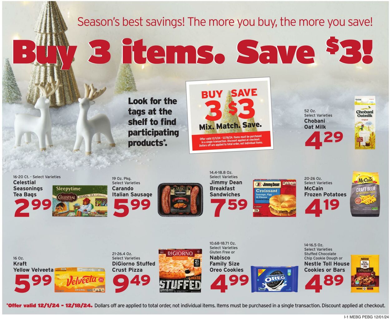 Weekly ad Hannaford 12/01/2024 - 12/07/2024