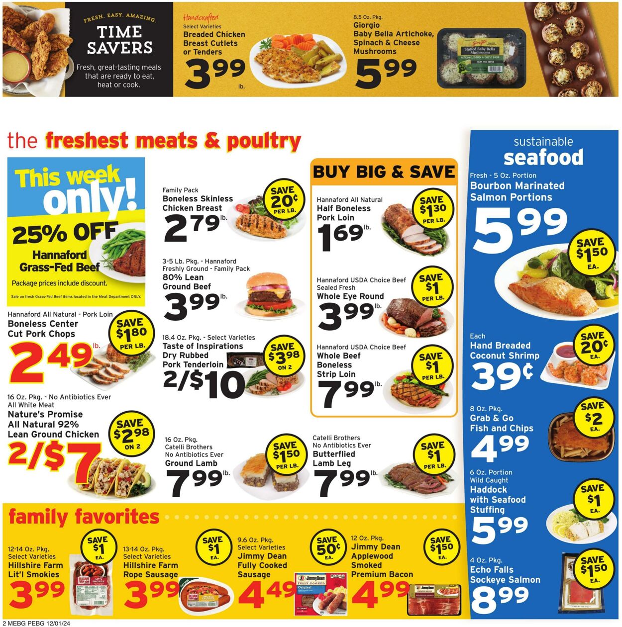 Weekly ad Hannaford 12/01/2024 - 12/07/2024