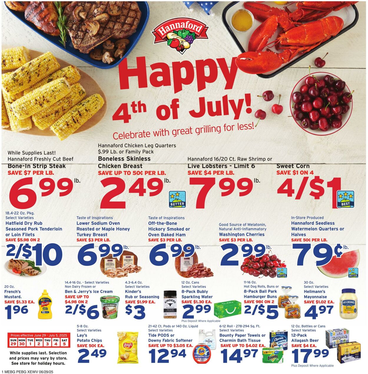 Weekly ad Hannaford 06/29/2025 - 07/05/2025