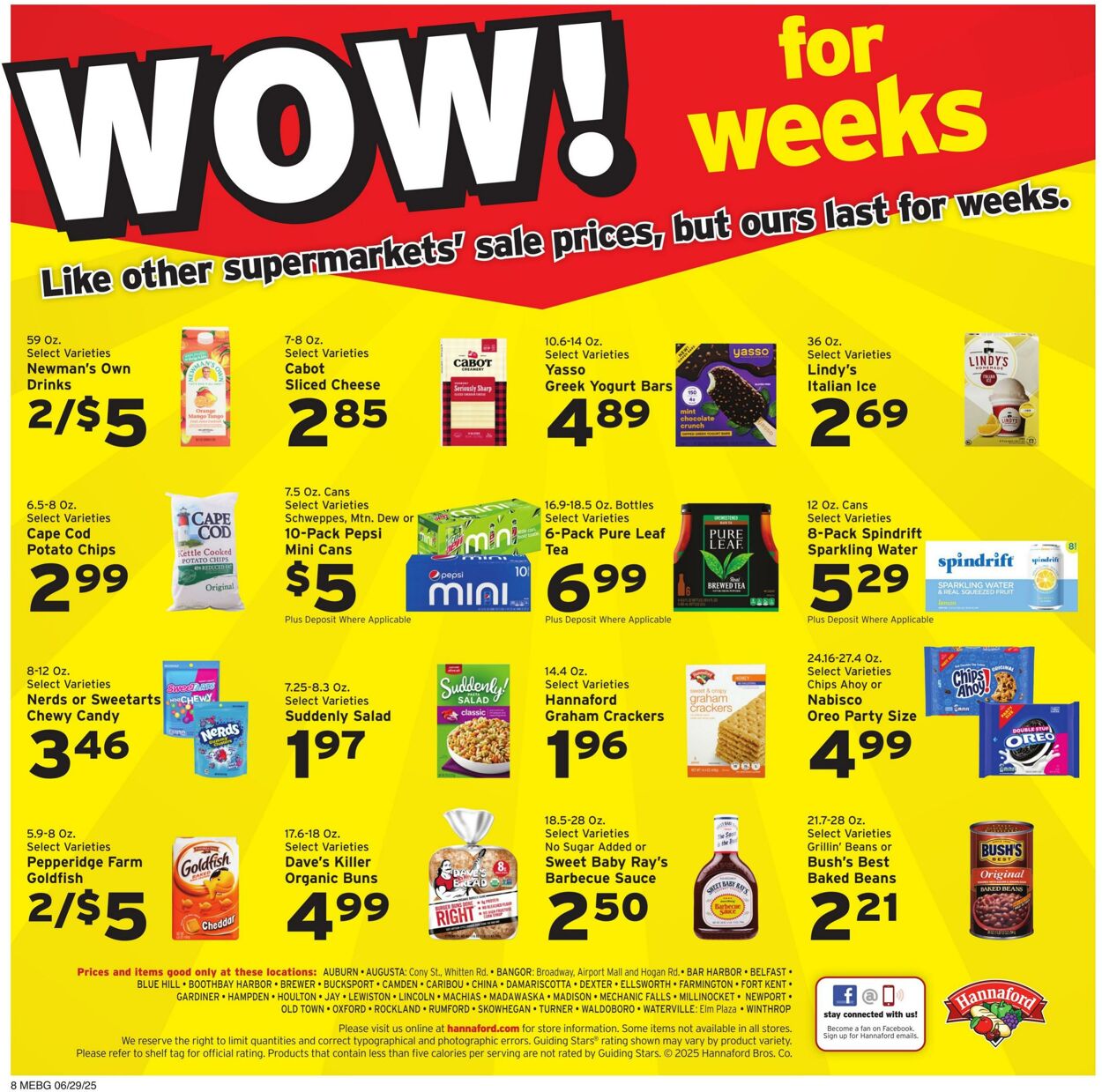 Weekly ad Hannaford 06/29/2025 - 07/05/2025