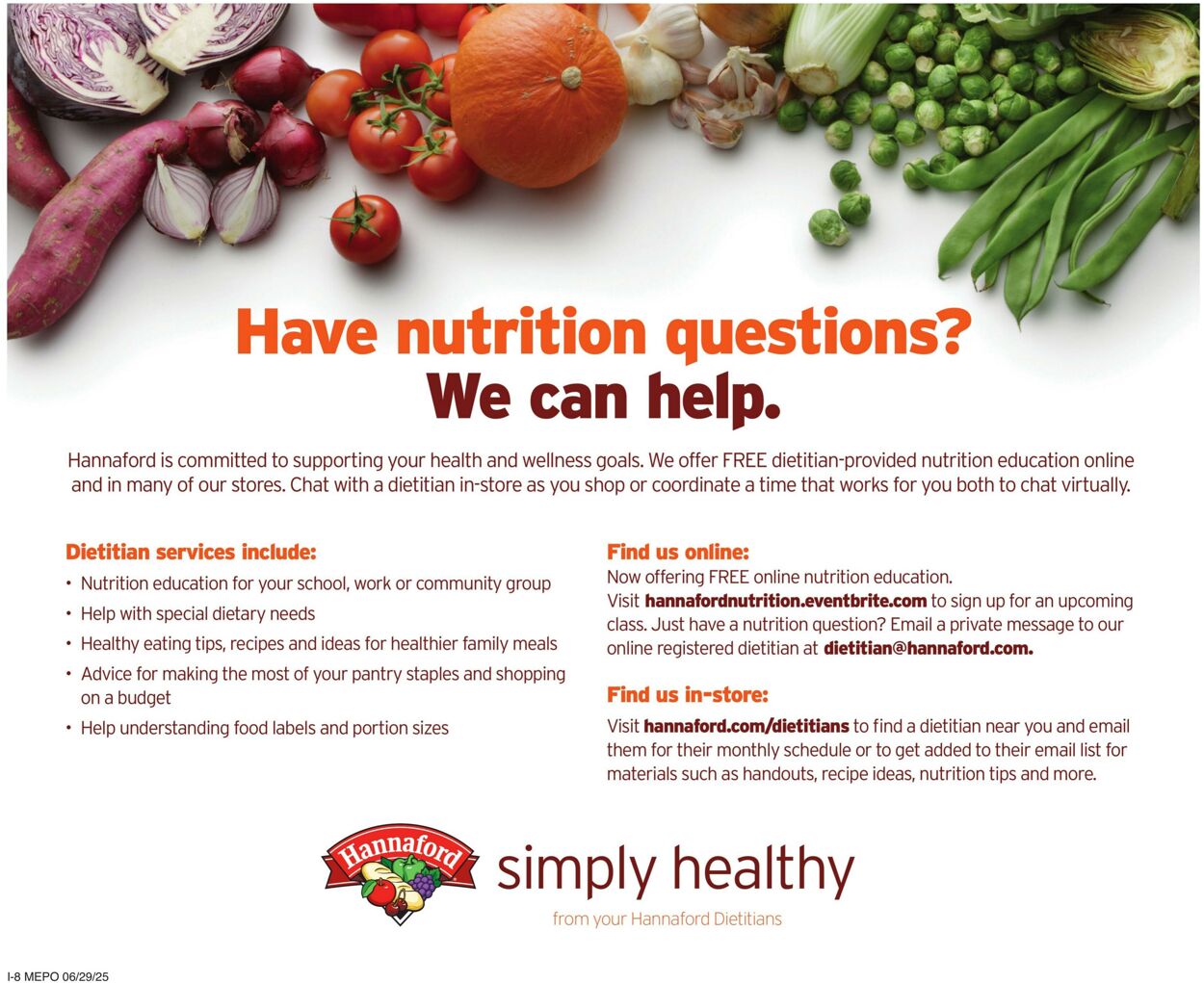 Weekly ad Hannaford 06/29/2025 - 07/05/2025