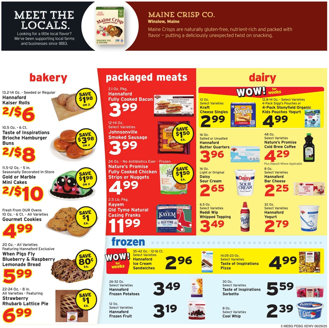 Weekly ad Hannaford 06/29/2025 - 07/05/2025