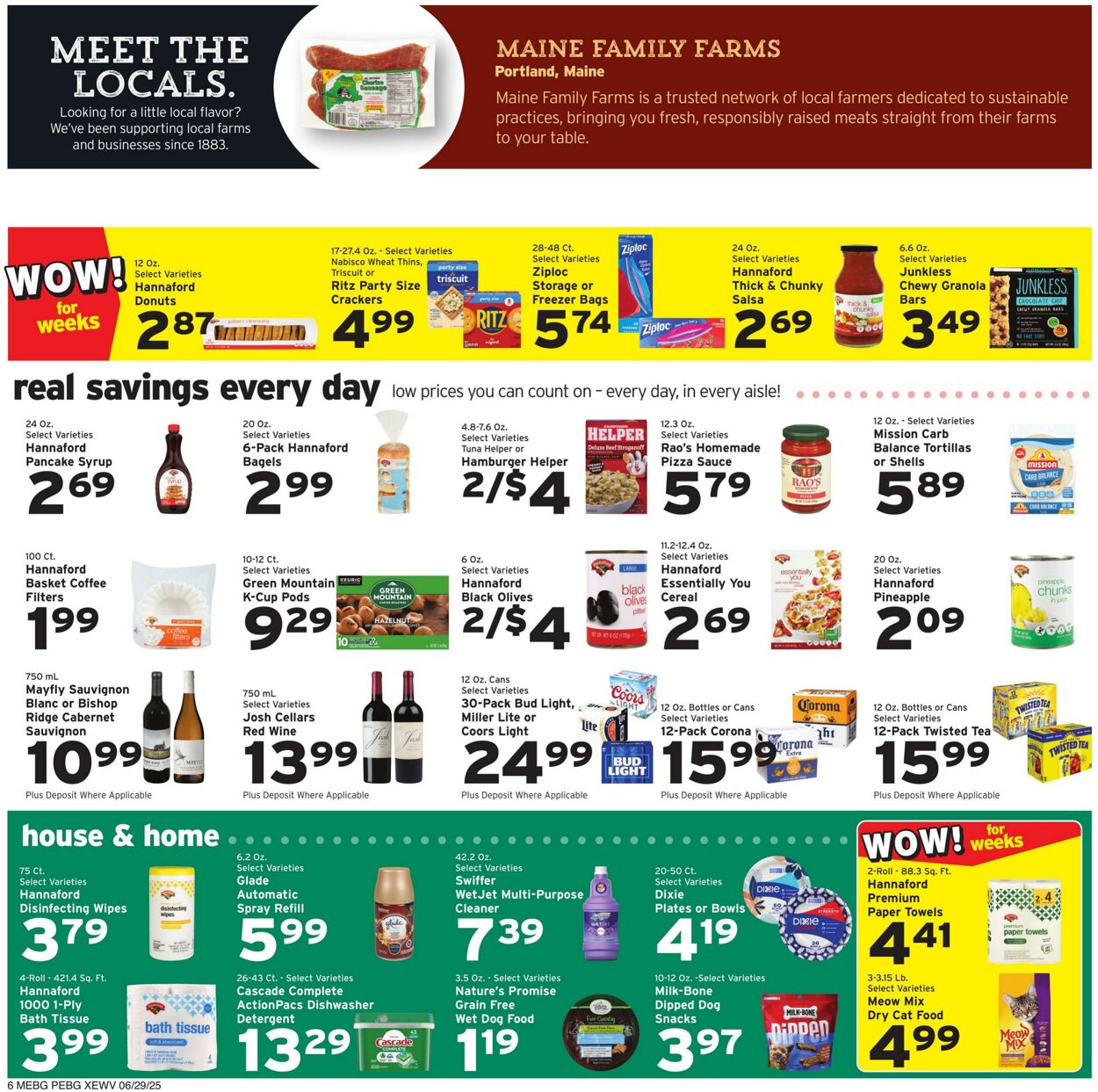 Weekly ad Hannaford 06/29/2025 - 07/05/2025