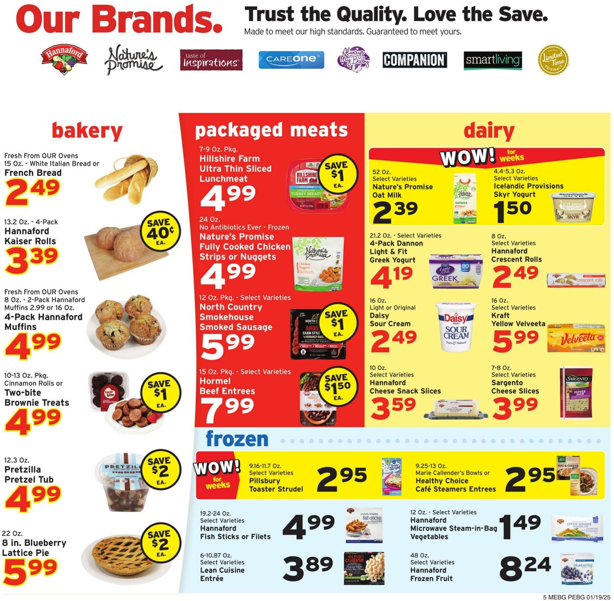 Weekly ad Hannaford 01/19/2025 - 01/25/2025