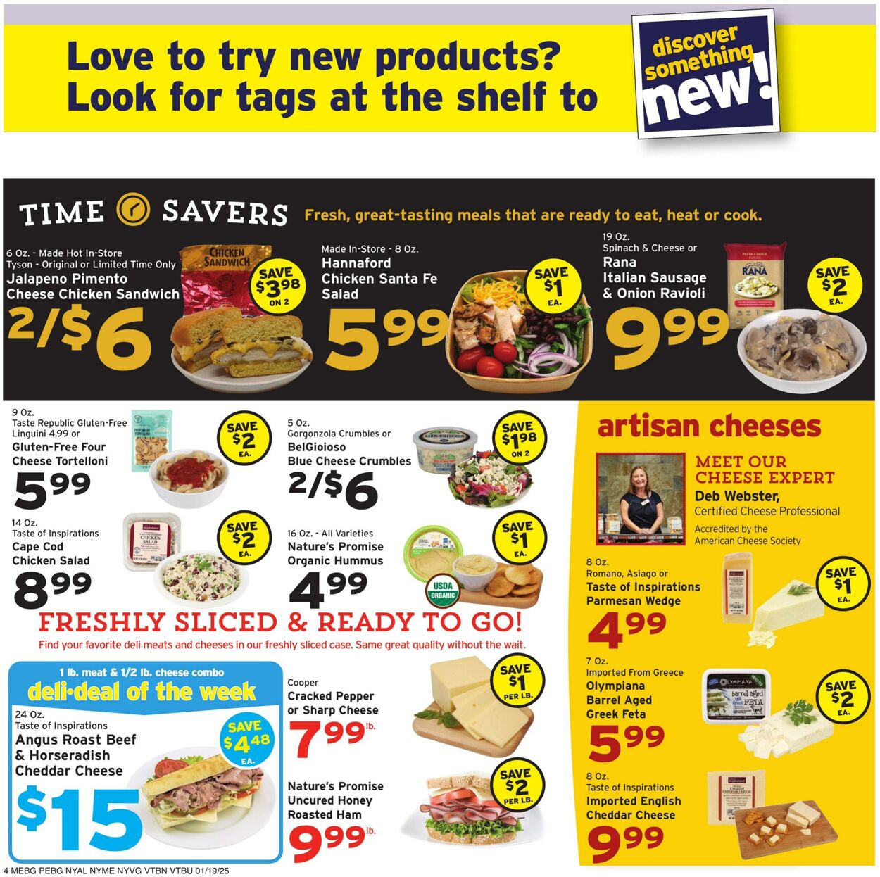 Weekly ad Hannaford 01/19/2025 - 01/25/2025