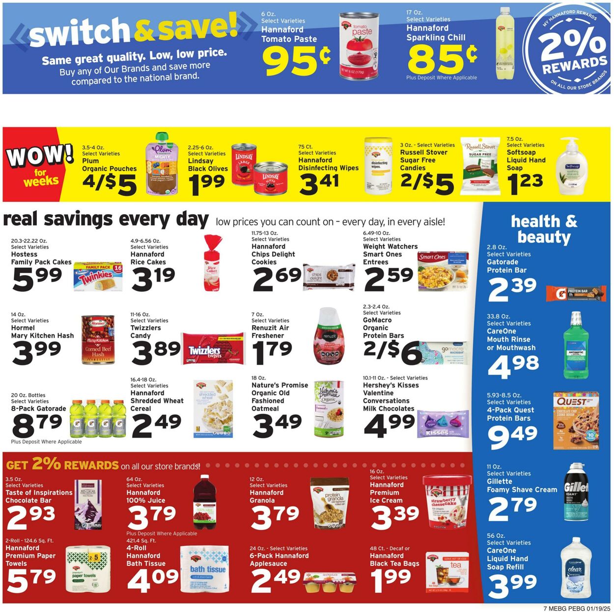 Weekly ad Hannaford 01/19/2025 - 01/25/2025