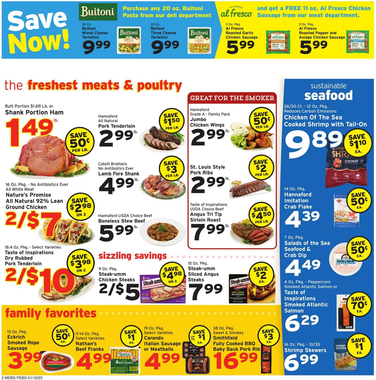 Weekly ad Hannaford 01/19/2025 - 01/25/2025