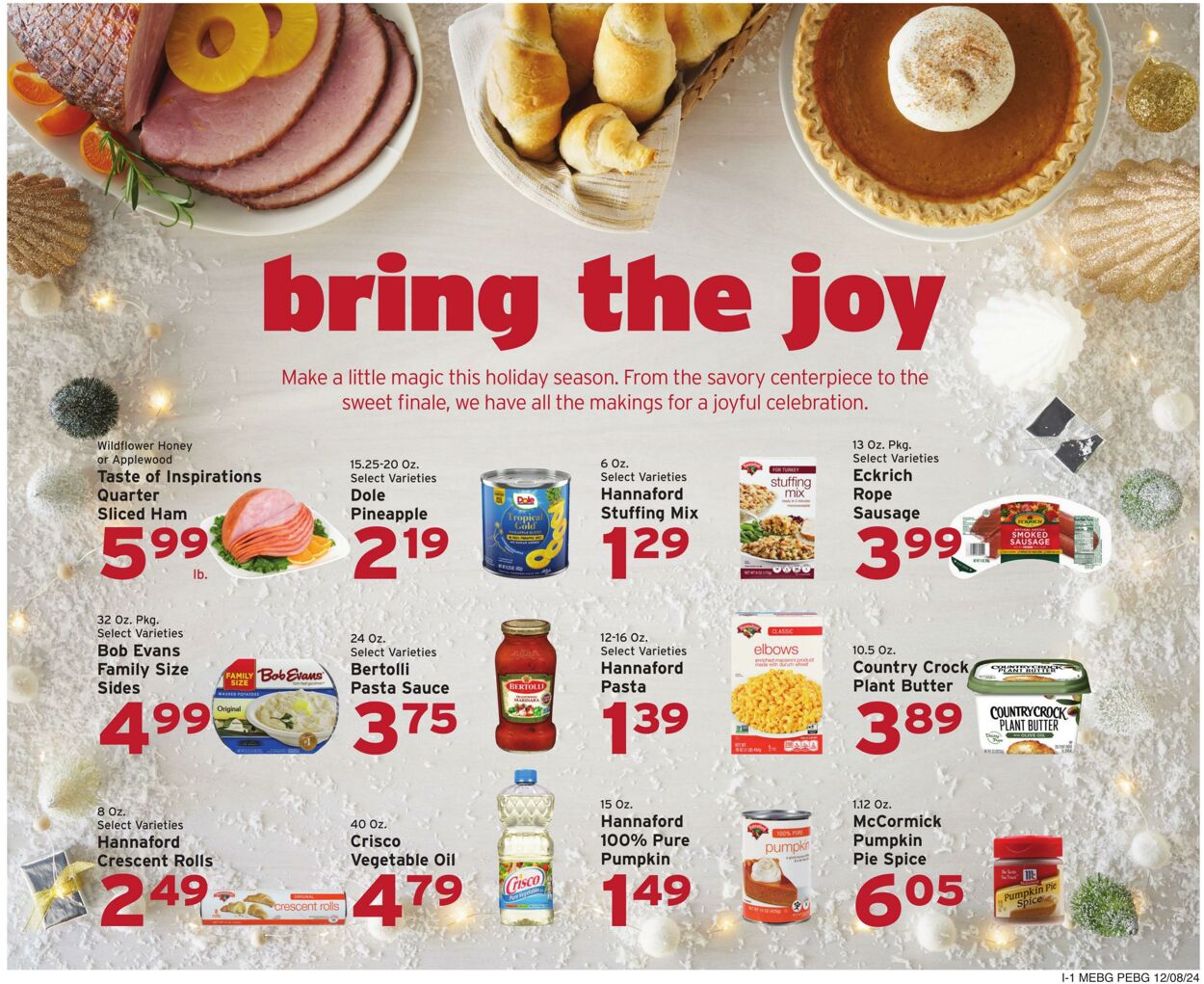 Weekly ad Hannaford 12/08/2024 - 12/14/2024