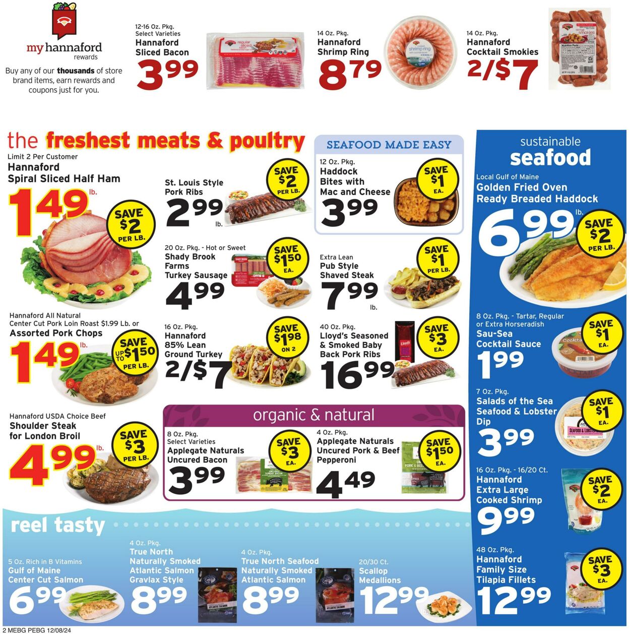 Weekly ad Hannaford 12/08/2024 - 12/14/2024