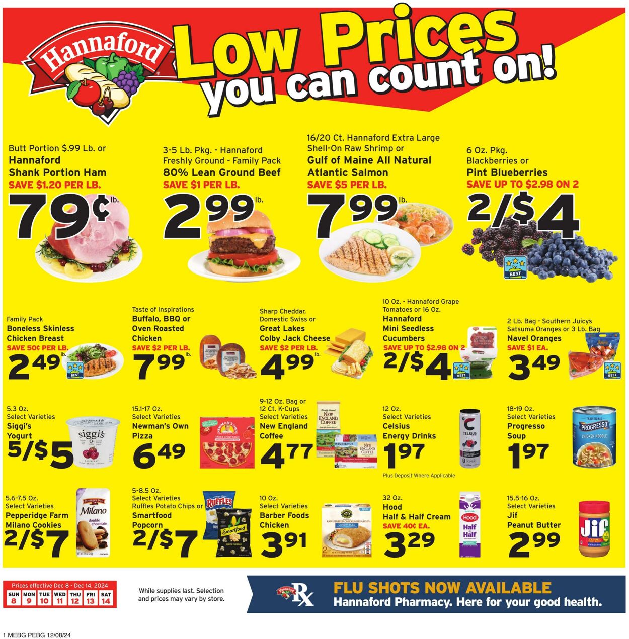 Weekly ad Hannaford 12/08/2024 - 12/14/2024