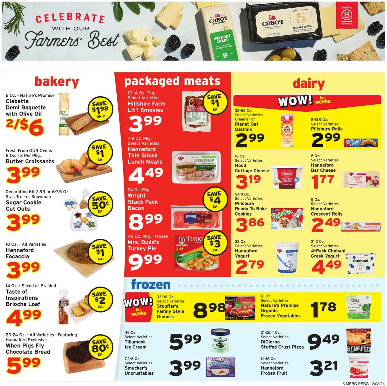 Weekly ad Hannaford 12/08/2024 - 12/14/2024