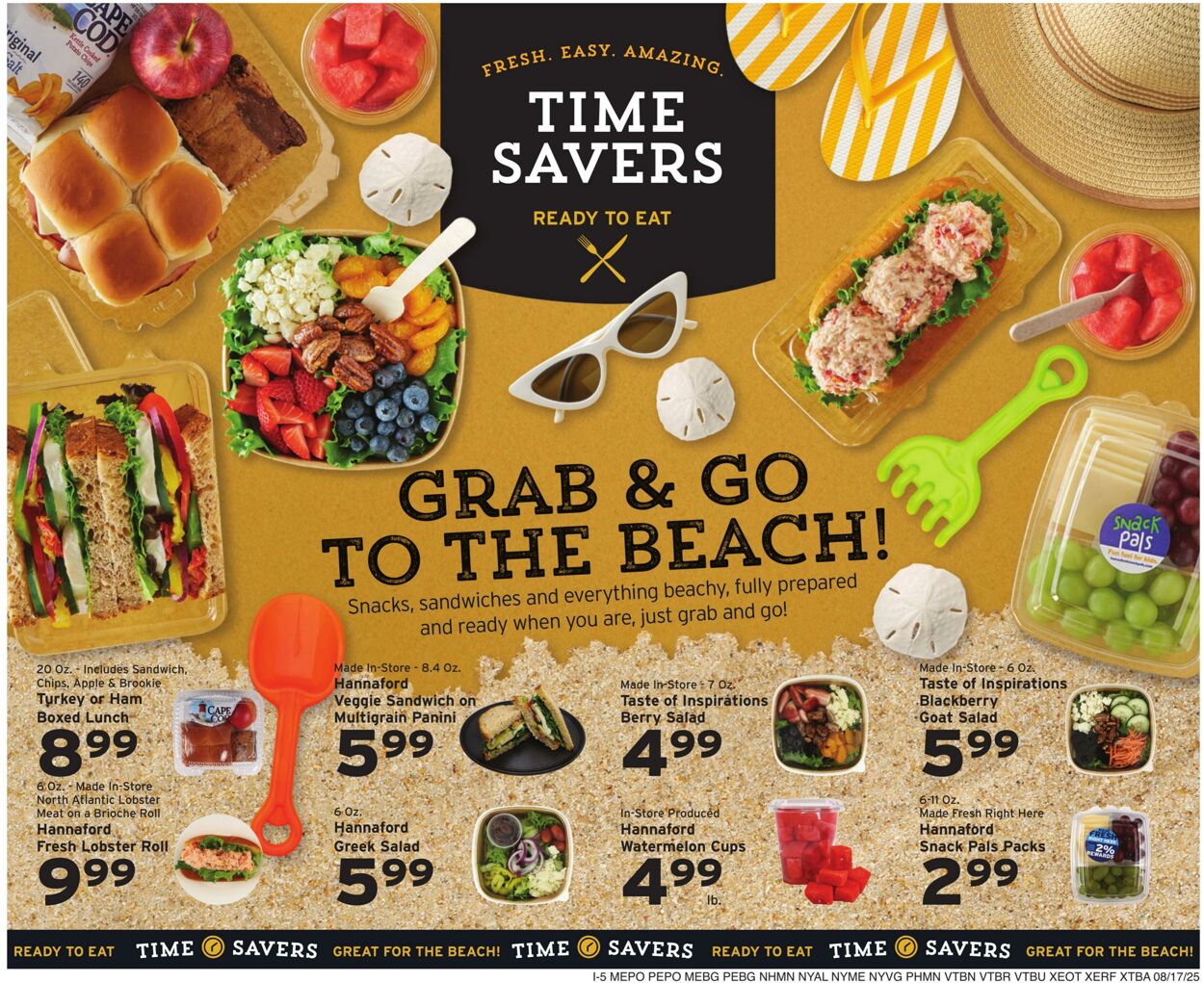 Weekly ad Hannaford 08/17/2025 - 08/23/2025