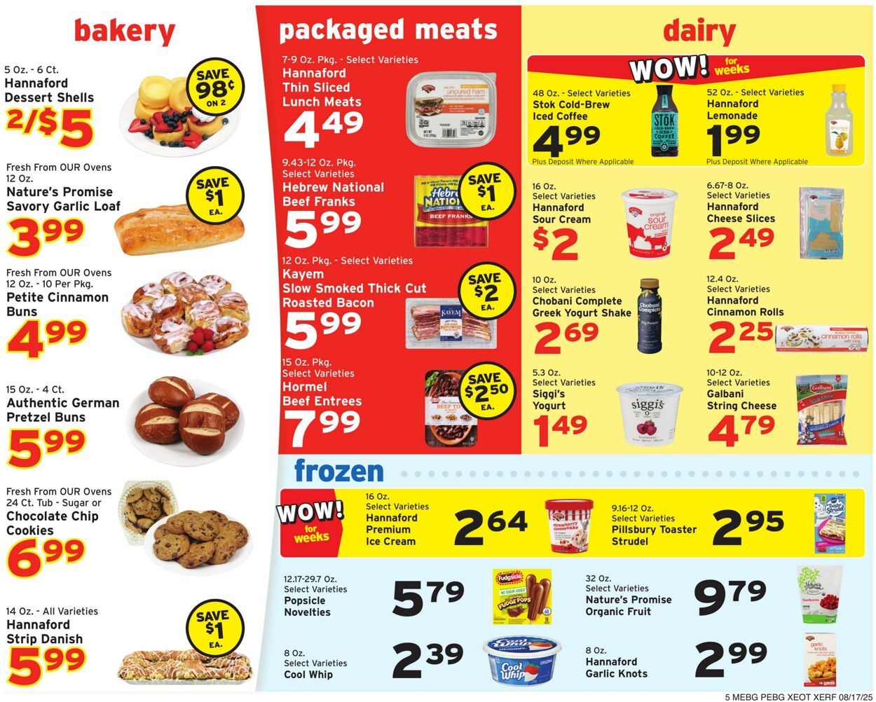 Weekly ad Hannaford 08/17/2025 - 08/23/2025
