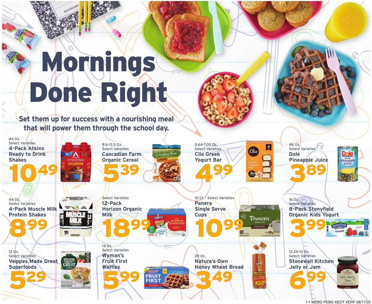 Weekly ad Hannaford 08/17/2025 - 08/23/2025