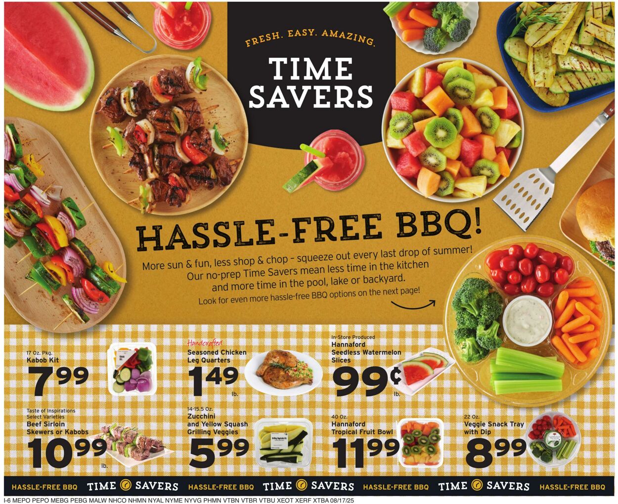 Weekly ad Hannaford 08/17/2025 - 08/23/2025