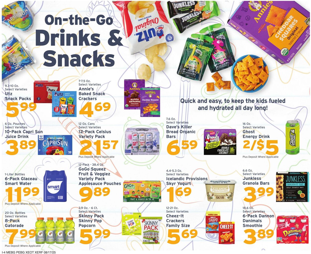 Weekly ad Hannaford 08/17/2025 - 08/23/2025