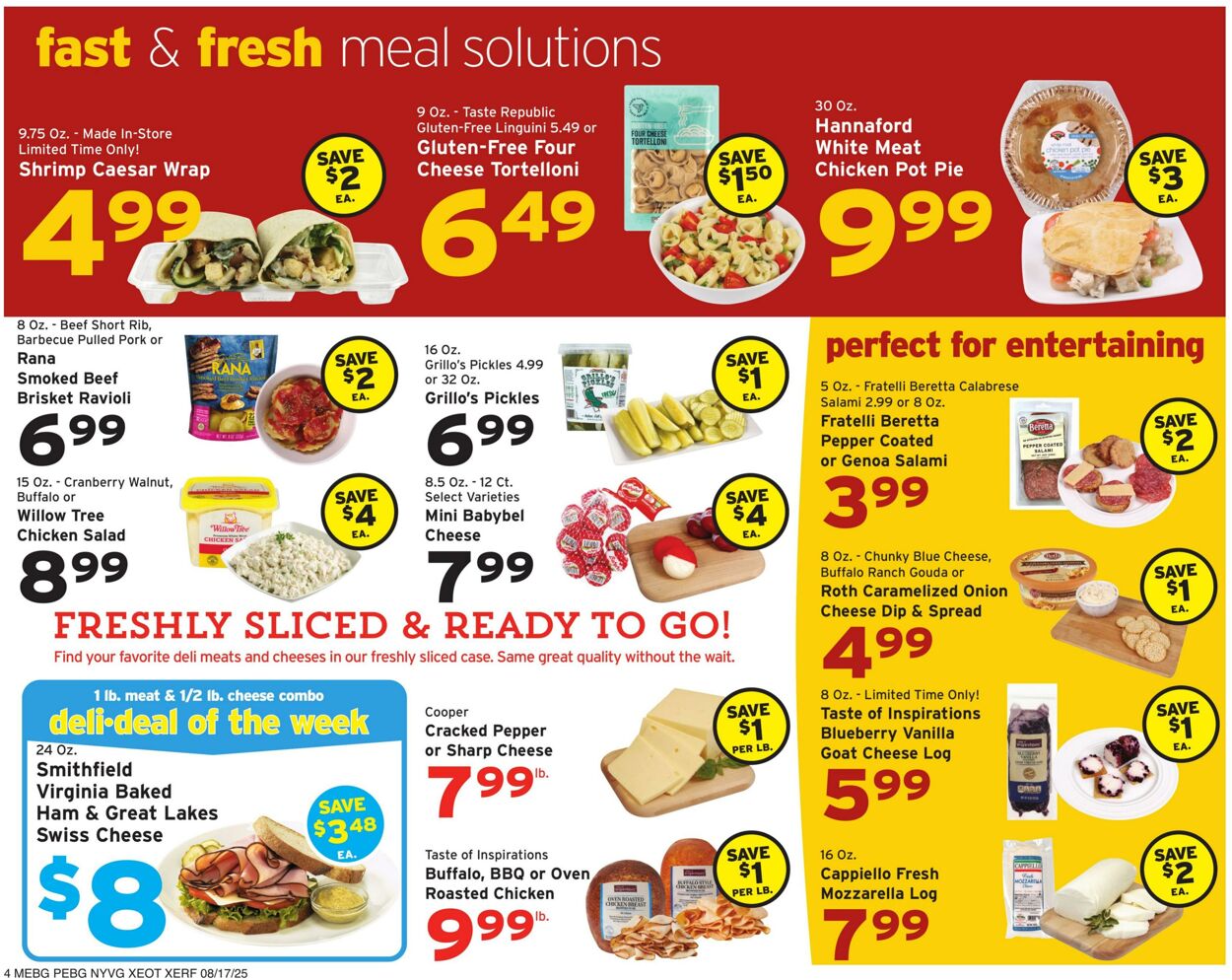 Weekly ad Hannaford 08/17/2025 - 08/23/2025