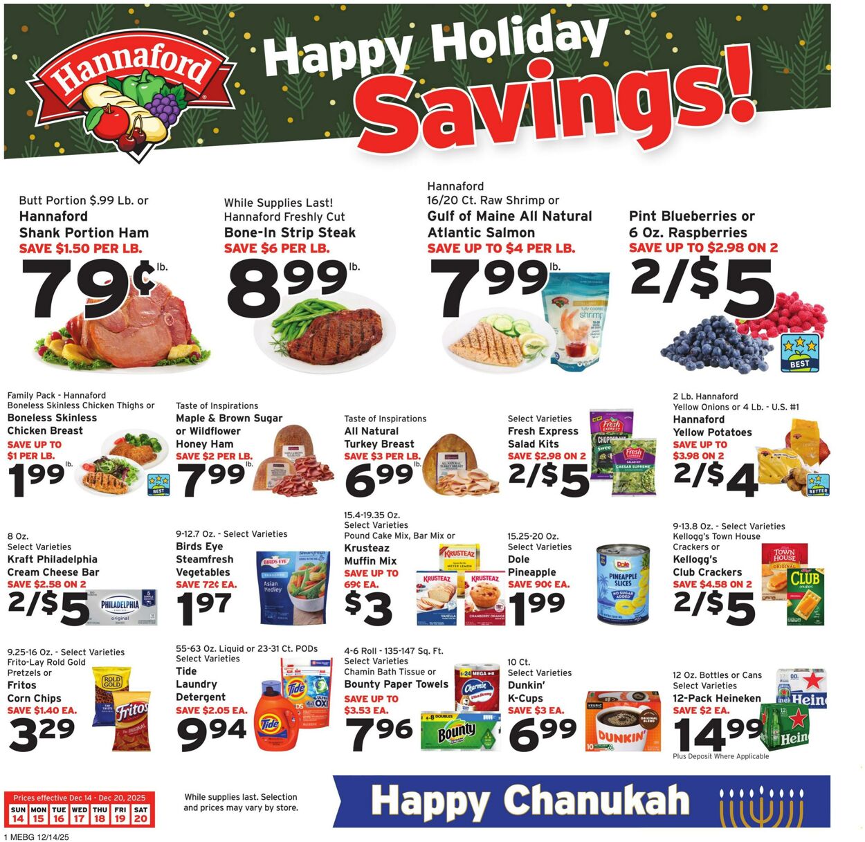 Weekly ad Hannaford 12/14/2025 - 12/20/2025