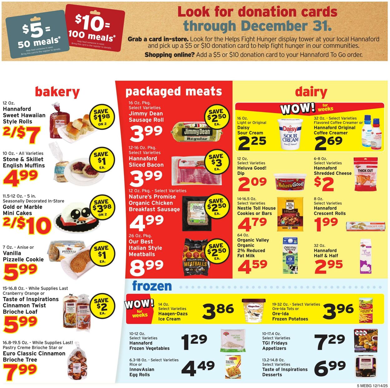 Weekly ad Hannaford 12/14/2025 - 12/20/2025