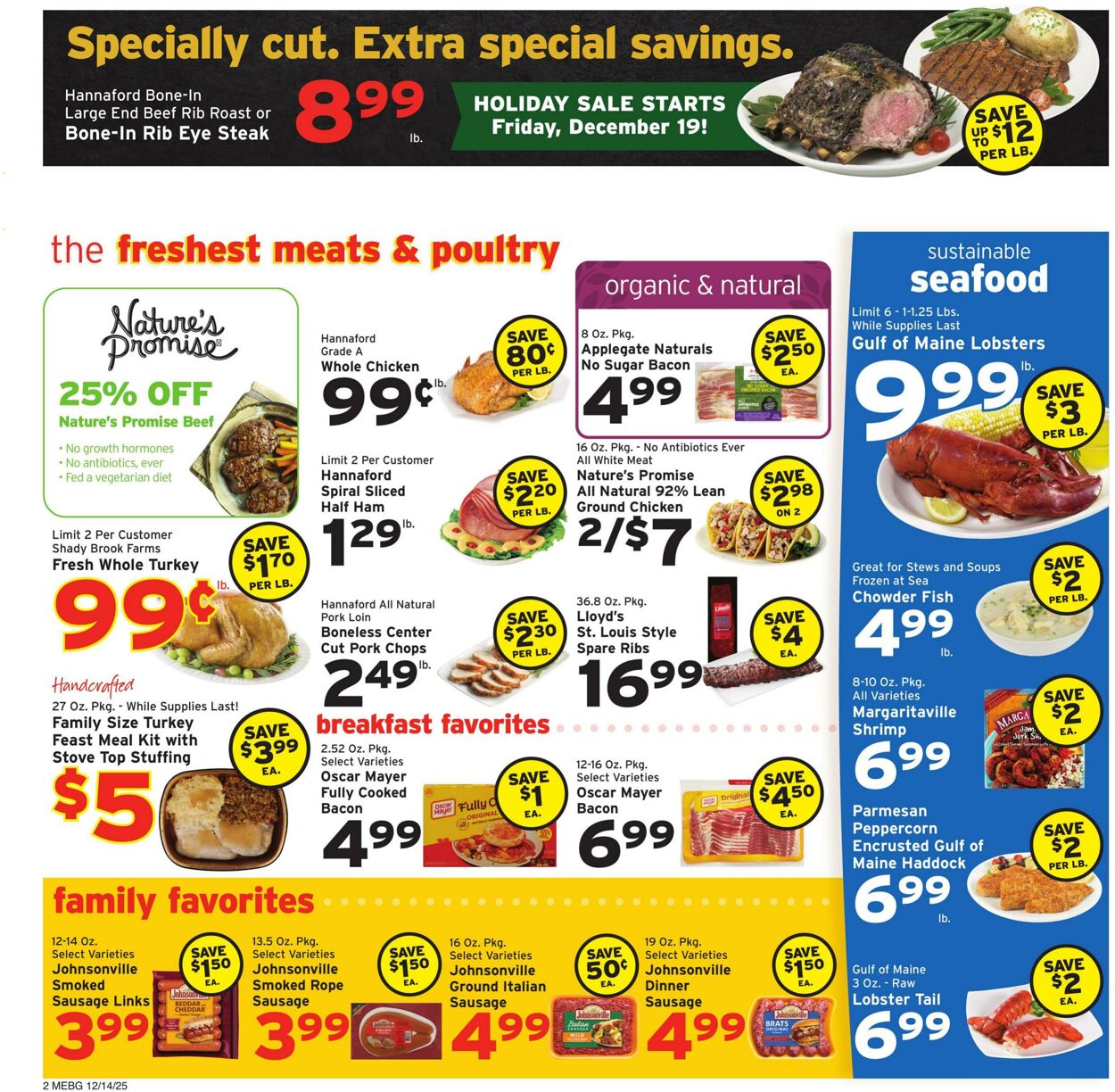 Weekly ad Hannaford 12/14/2025 - 12/20/2025