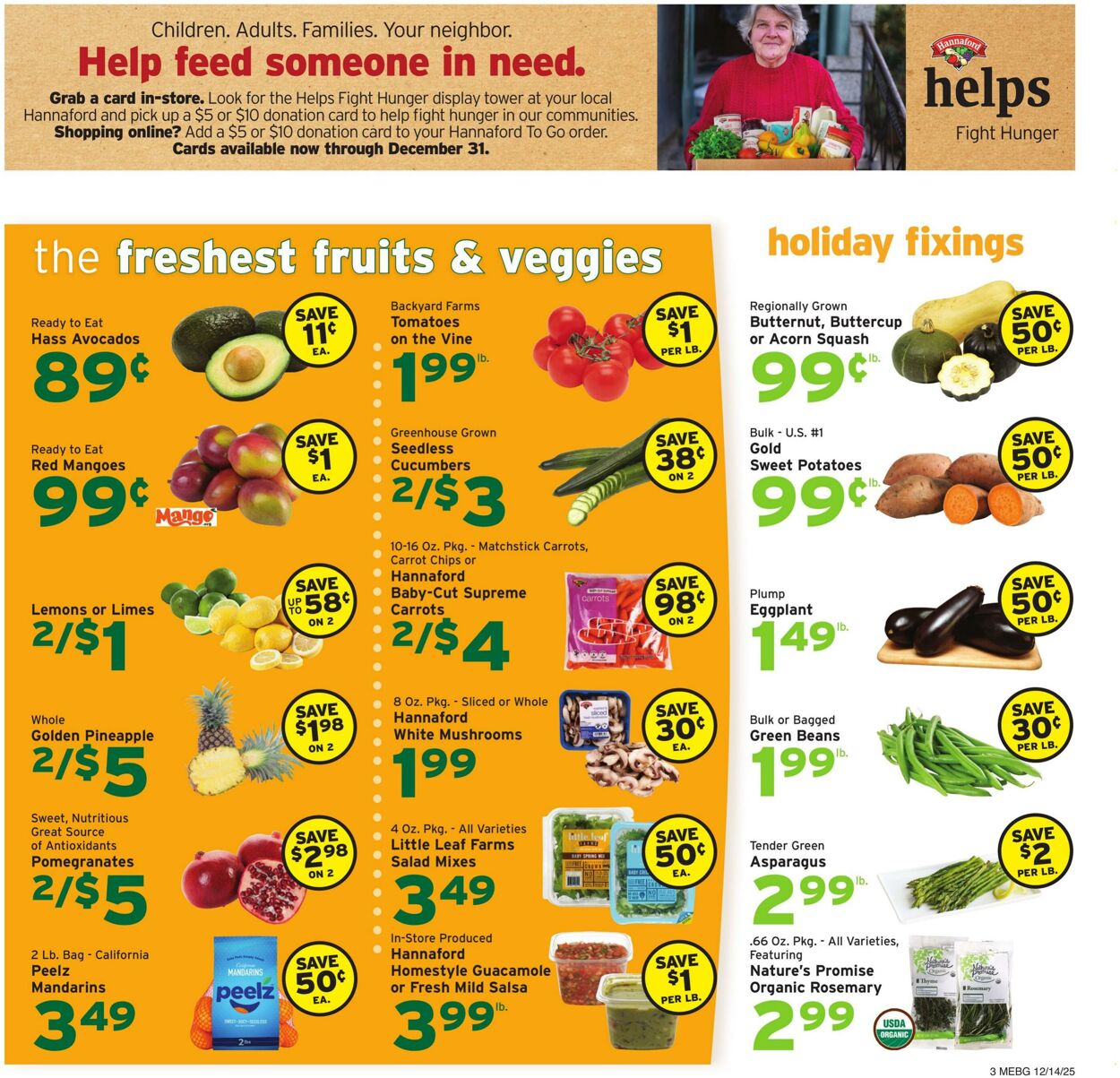 Weekly ad Hannaford 12/14/2025 - 12/20/2025