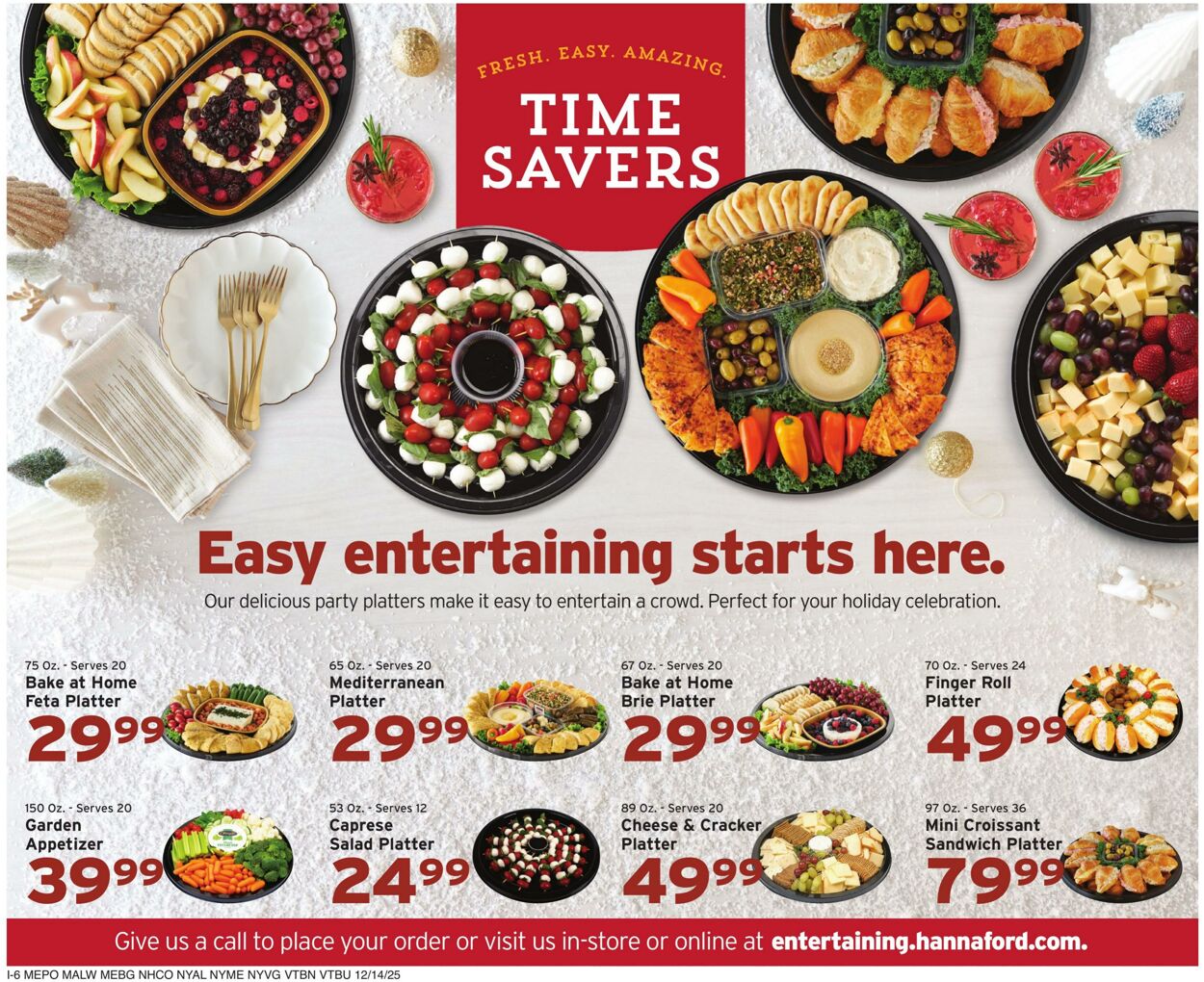 Weekly ad Hannaford 12/14/2025 - 12/20/2025