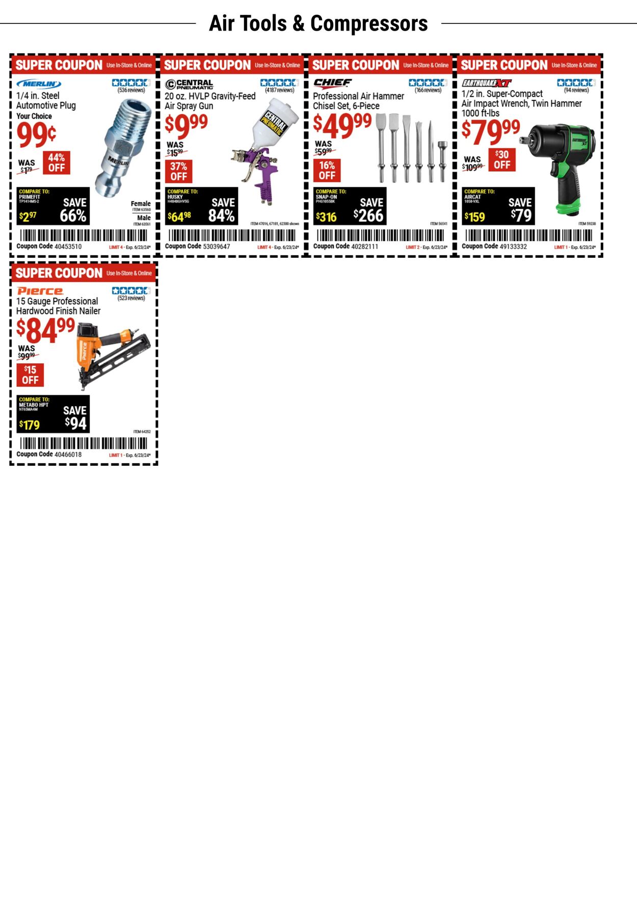 Weekly ad Harbor Freight 06/18/2024 - 07/01/2024