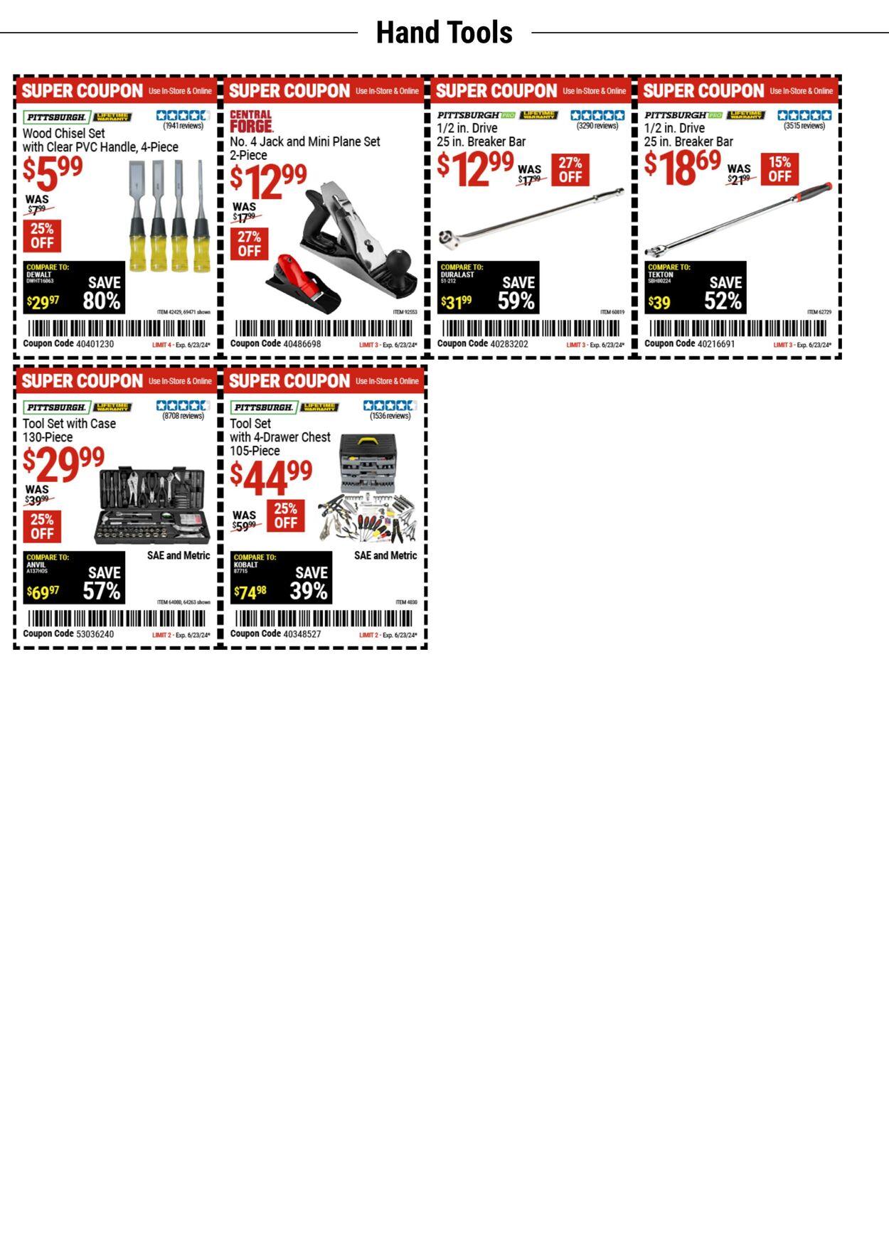 Weekly ad Harbor Freight 06/18/2024 - 07/01/2024