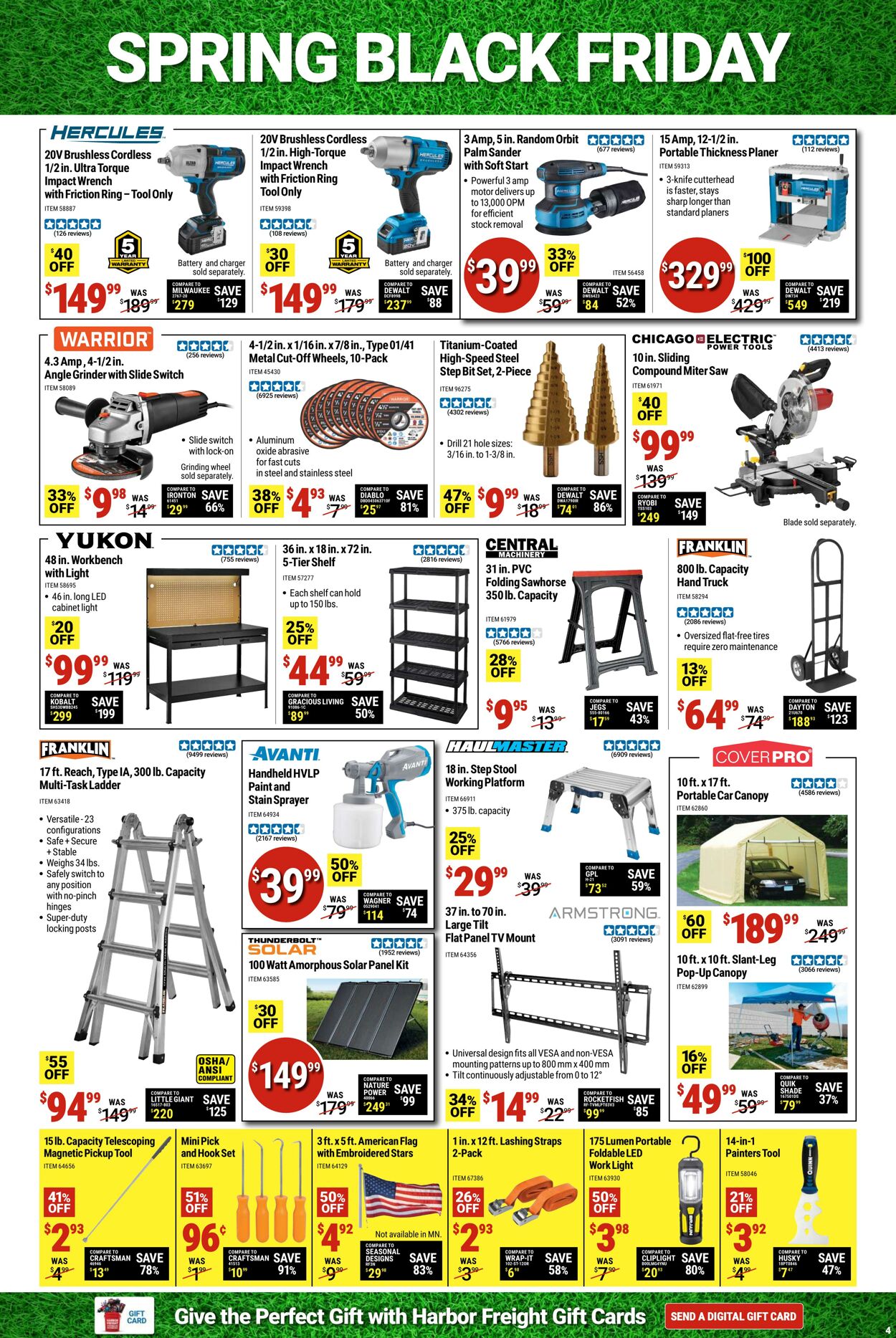 Weekly ad Harbor Freight 04/08/2024 - 04/16/2024