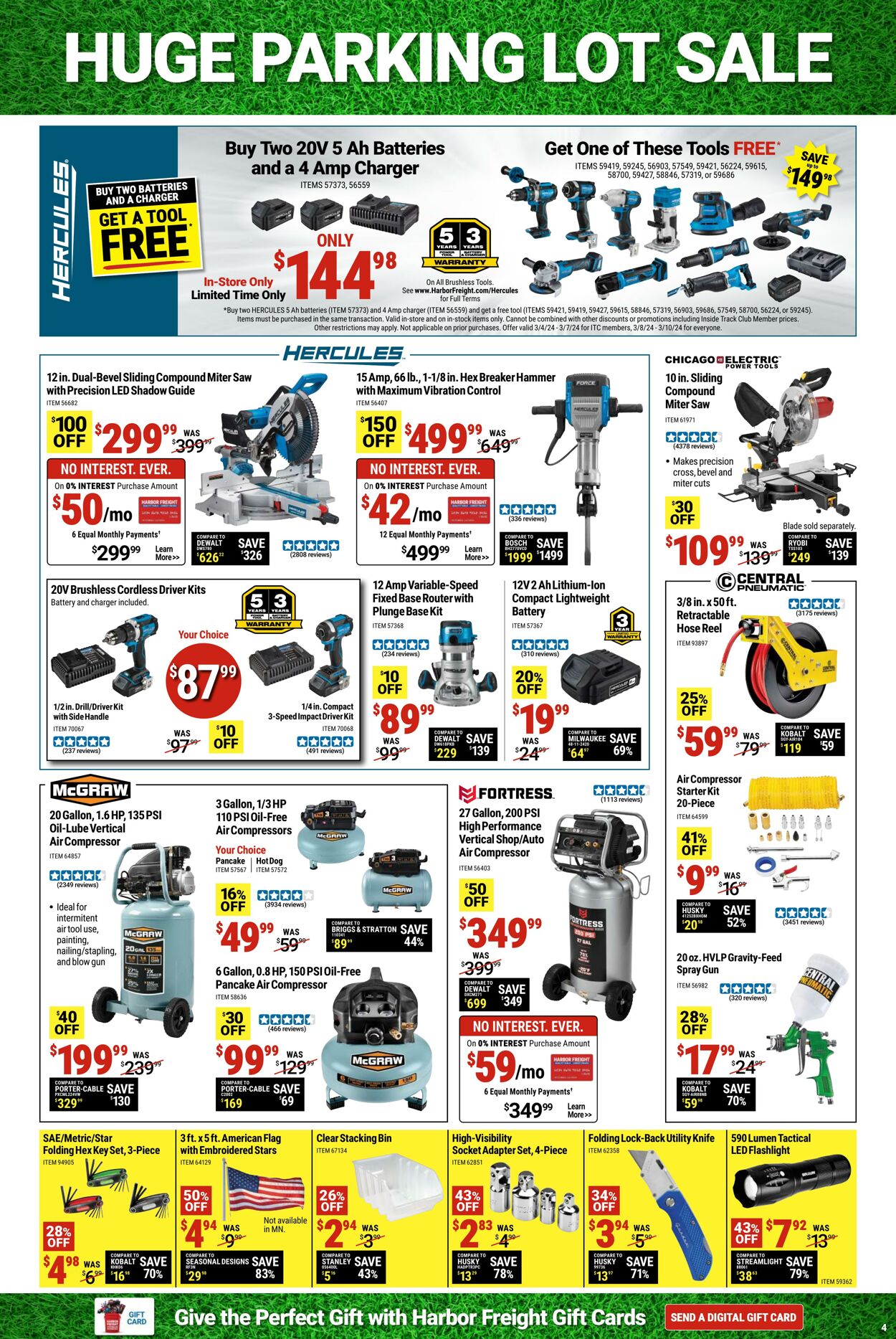 Weekly ad Harbor Freight 03/08/2024 - 03/28/2024