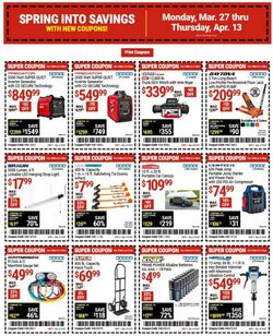 Weekly ad Harbor Freight 03/27/2023 - 04/13/2023