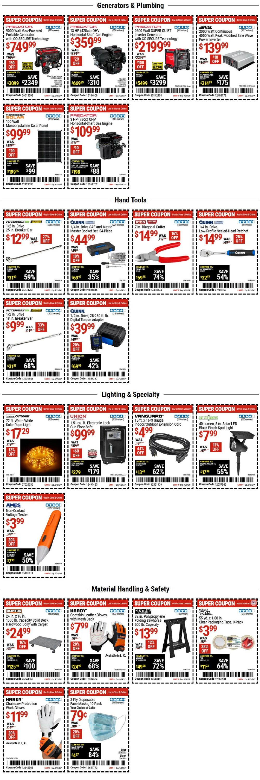 Weekly ad Harbor Freight 09/26/2024 - 10/02/2024