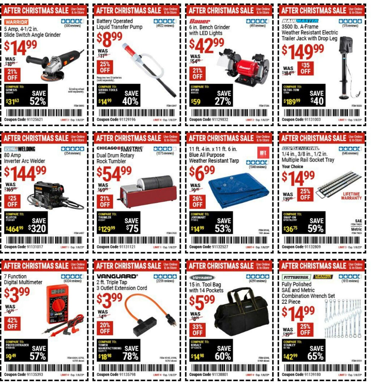 Weekly ad Harbor Freight 12/27/2022 - 01/08/2023