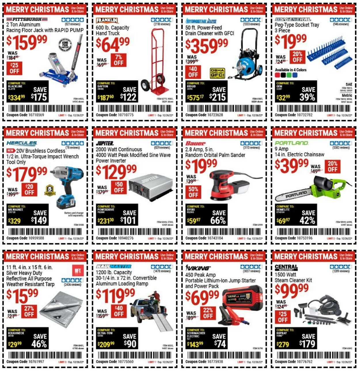 Weekly ad Harbor Freight 12/22/2022 - 12/28/2022