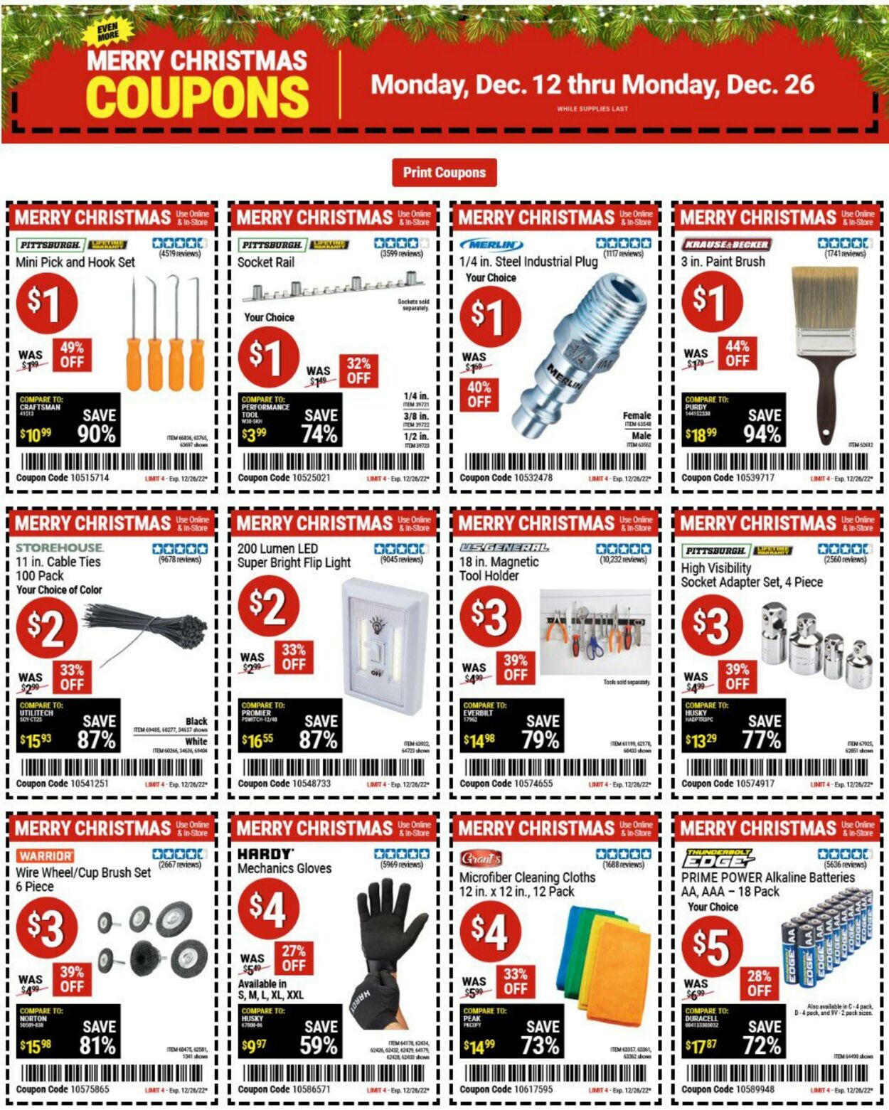 Weekly ad Harbor Freight 12/22/2022-12/28/2022