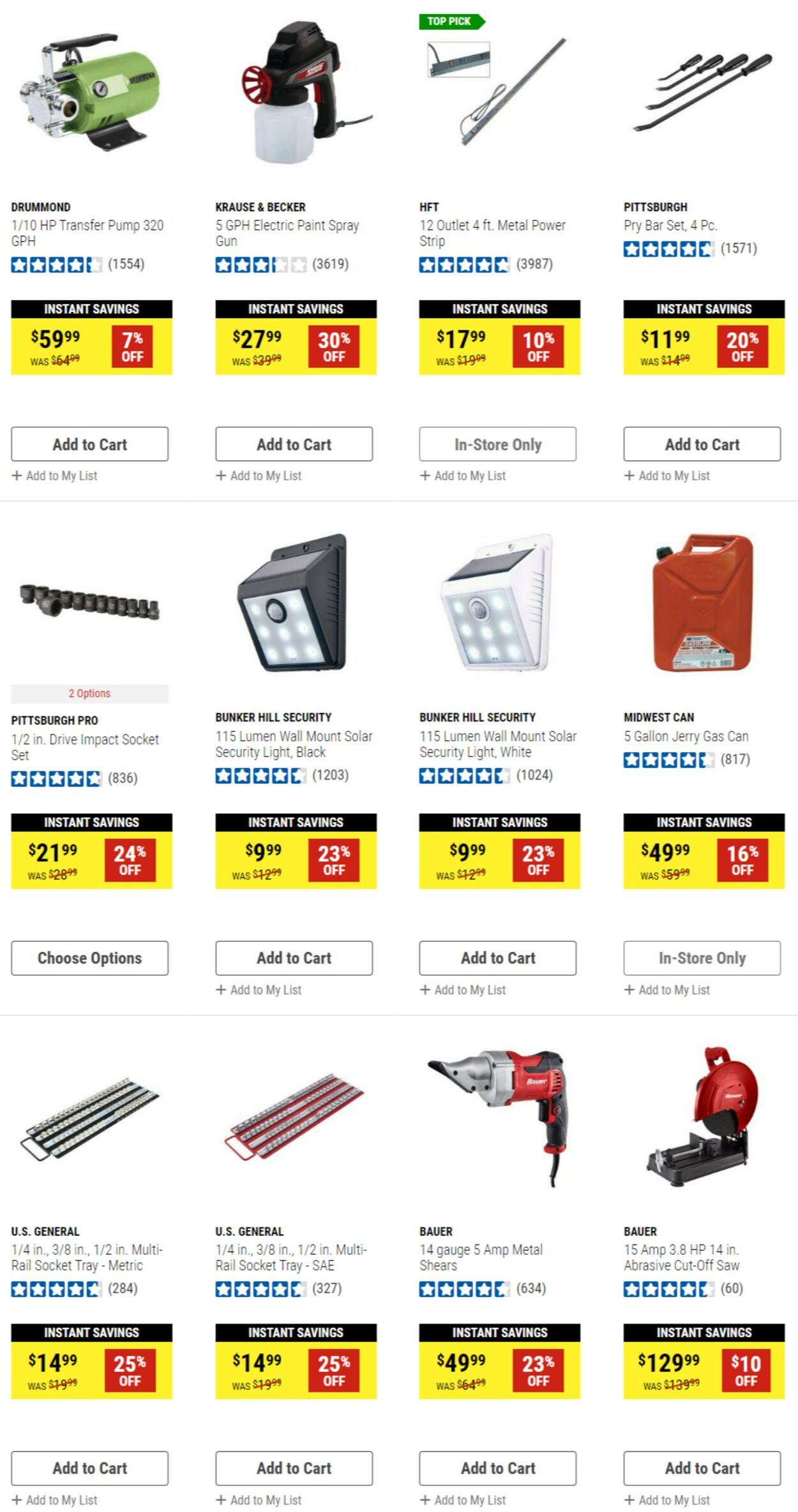 Weekly ad Harbor Freight 09/22/2022 - 10/05/2022