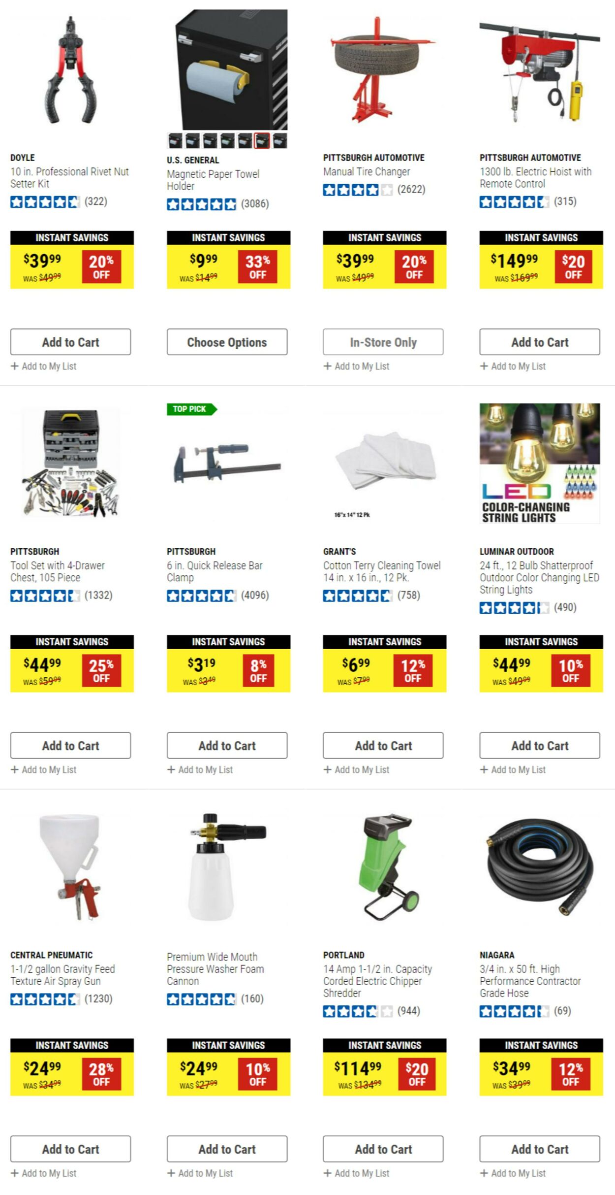 Weekly ad Harbor Freight 09/22/2022 - 10/05/2022