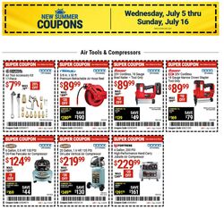 Weekly ad Harbor Freight 07/05/2023 - 07/16/2023