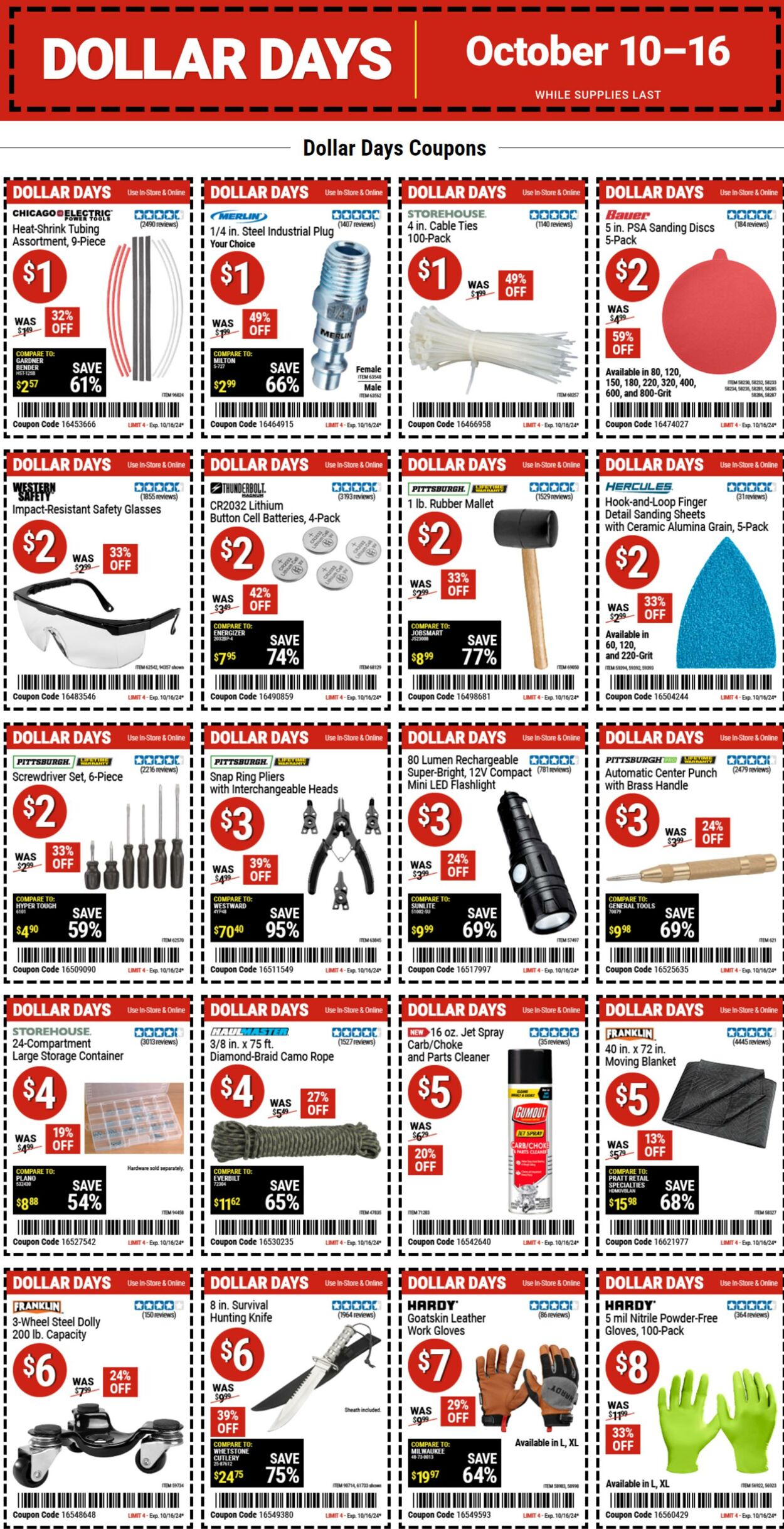 Weekly ad Harbor Freight 10/14/2024 - 10/27/2024