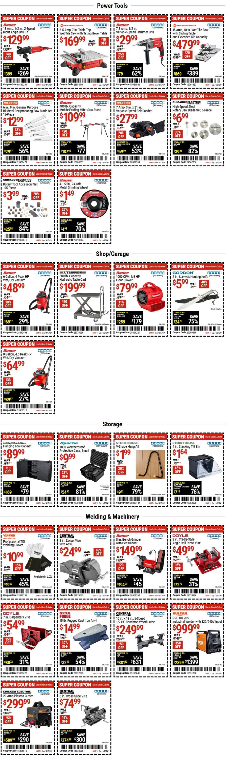 Weekly ad Harbor Freight 10/14/2024 - 10/27/2024