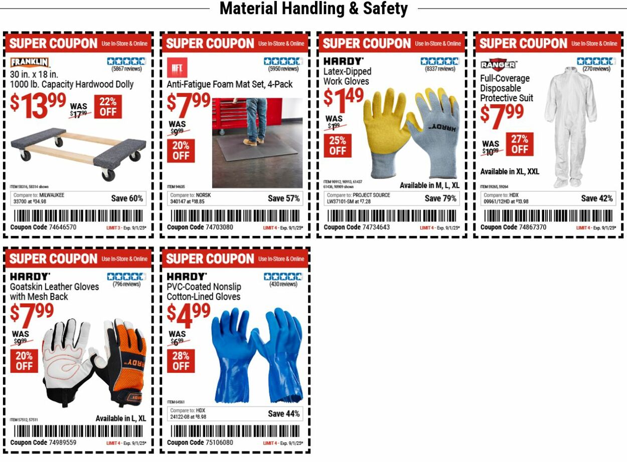 Weekly ad Harbor Freight 08/25/2025 - 09/03/2025